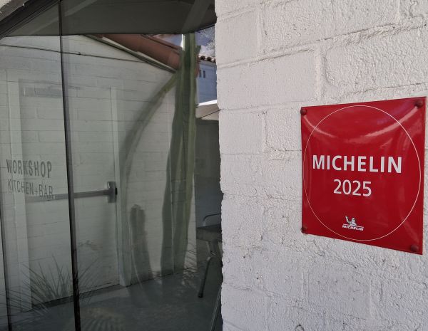 Workshop Kitchen Palm Springs Michelin Sign
