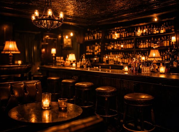 Stock Speakeasy Bar Photo