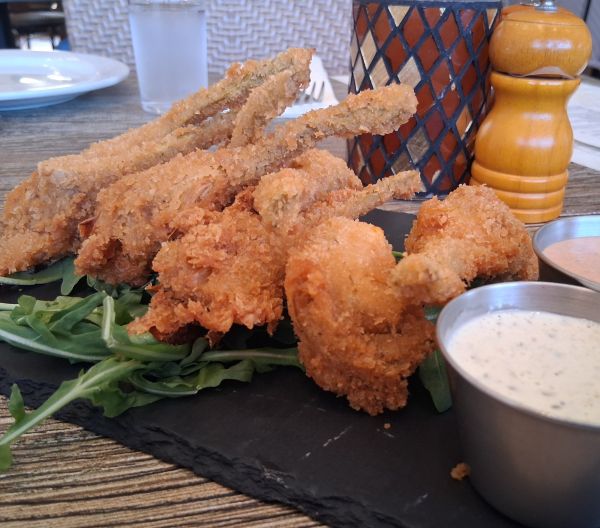 the artichoke fries at the hideout