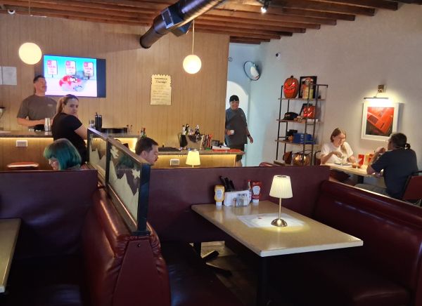The Heyday's classic diner interior